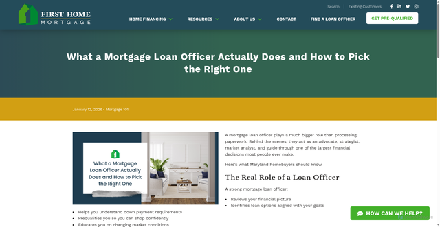 Security scan screenshot of https://firsthome.com/what-does-a-loan-officer-do-expert-explains/