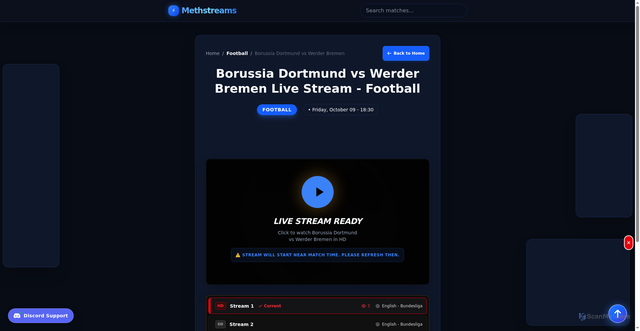 Security scan screenshot of https://wakilmk-cfd.pages.dev/live/football/borussia-dortmund-vs-werder-bremen/ppv-borussia-dortmund-vs-werder-bremen/