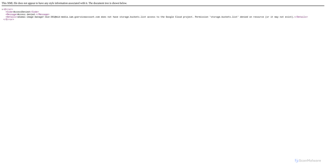 Security scan screenshot of https://media.monotaro.id