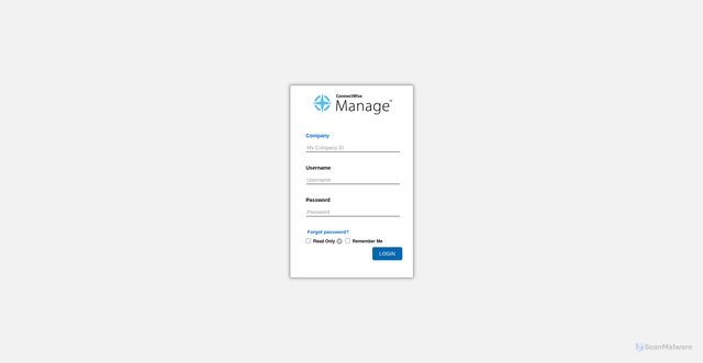 Security scan screenshot of https://eu.myconnectwise.net