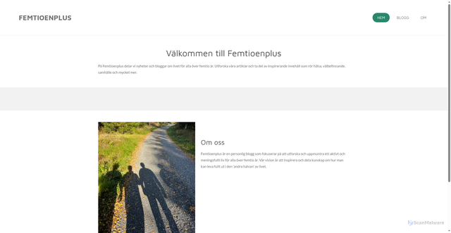 Security scan screenshot of https://femtioenplus.se