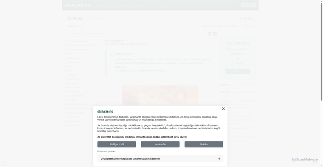 Security scan screenshot of https://www.lursoft.lv