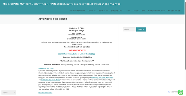 Security scan screenshot of https://midmorainewi.gov/