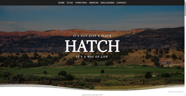 Security scan screenshot of https://hatchutah.gov/
