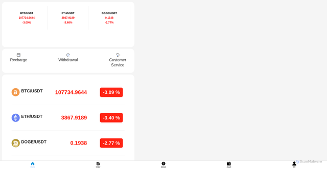 Security scan screenshot of http://zkf8.top/