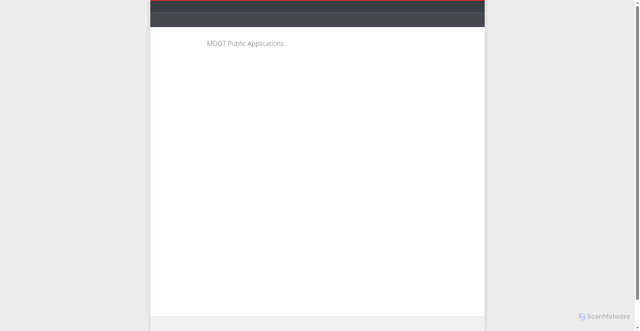 Security scan screenshot of https://mdotjboss.state.mi.us