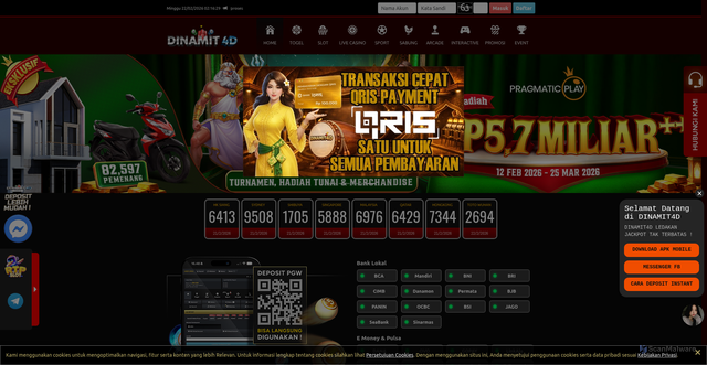 Security scan screenshot of http://dinamit4djpcmd.com/