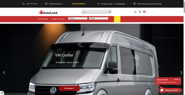 Security scan screenshot of https://autolock.nu