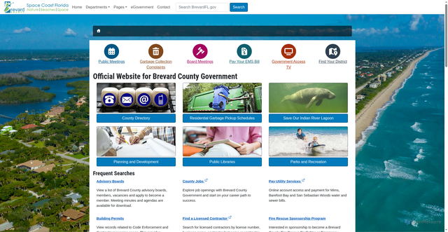 Security scan screenshot of https://brevardfl.gov/