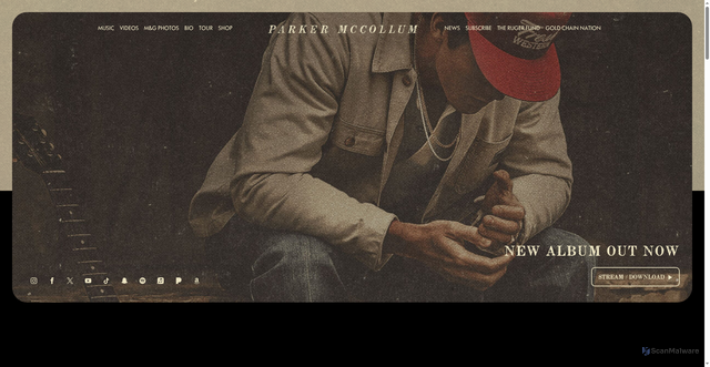 Security scan screenshot of https://www.parkermccollum.com/