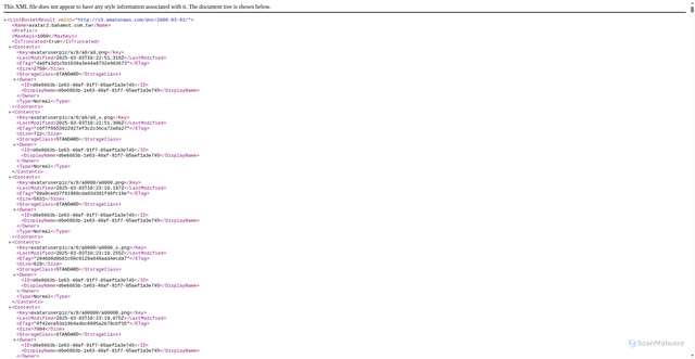 Security scan screenshot of https://avatar2.bahamut.com.tw