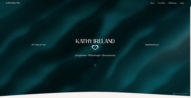 Security scan screenshot of https://kathyireland.com/