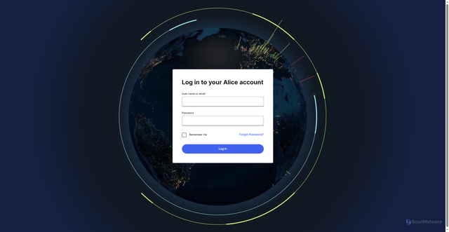 Security scan screenshot of https://alice.licelus.com