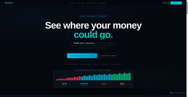 Security scan screenshot of https://stochastfreesim-fefsy3bpqc.edgeone.app/