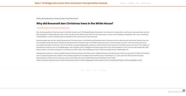 Security scan screenshot of https://srodawahugo-pi6tzdate1.edgeone.app/1403-why-did-roosevelt-ban-christmas-trees-in-the-white-house.html