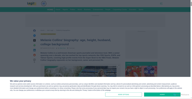 Security scan screenshot of https://www.legit.ng/ask-legit/biographies/1621332-melanie-collins-biography-age-height-husband-college-background/