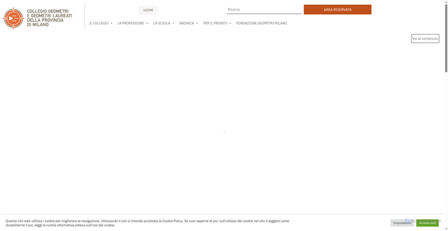 Security scan screenshot of https://geometri.mi.it/