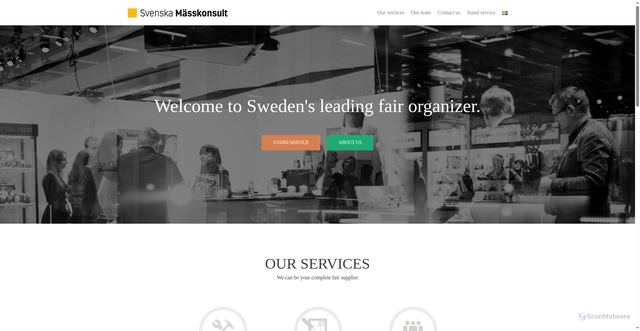 Security scan screenshot of https://xn--svenskamsskonsult-xqb.se