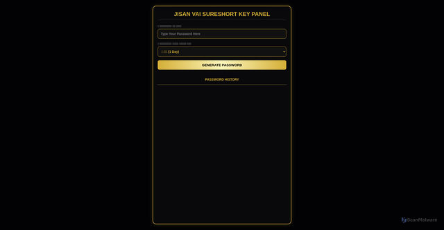 Security scan screenshot of https://jisan-vai-sureshot-key-panel-dp1v95cb4mt9.edgeone.dev/