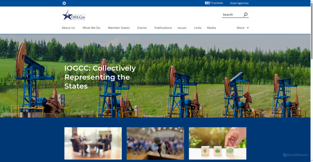 Security scan screenshot of https://oklahoma.gov/iogcc.html