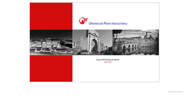 Security scan screenshot of https://www.riminiperitindustriali.it/