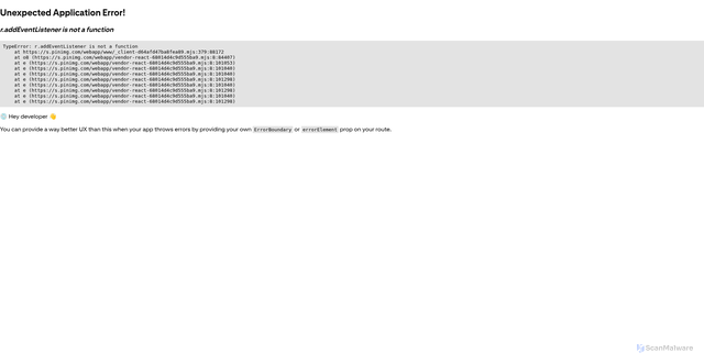 Security scan screenshot of https://www.pinterest.com/interflorase/