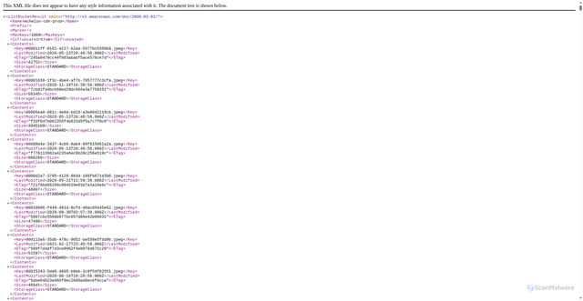 Security scan screenshot of https://cdn.echelongateway.com