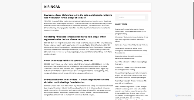 Security scan screenshot of https://pariganus.pages.dev/
