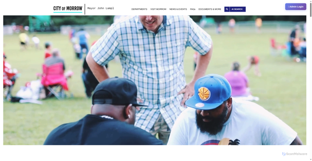 Security scan screenshot of https://morrowga.gov/