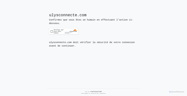 Security scan screenshot of https://www.ulysconnecte.com/
