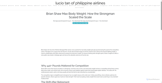 Security scan screenshot of https://urbandailyverse-dpi45pewyddw.edgeone.app/brian-shaw-max-body-weight.html