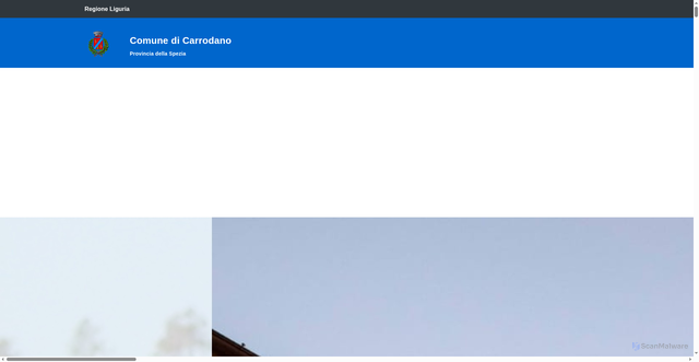 Security scan screenshot of https://www.comune.carrodano.sp.it/hh/index.php