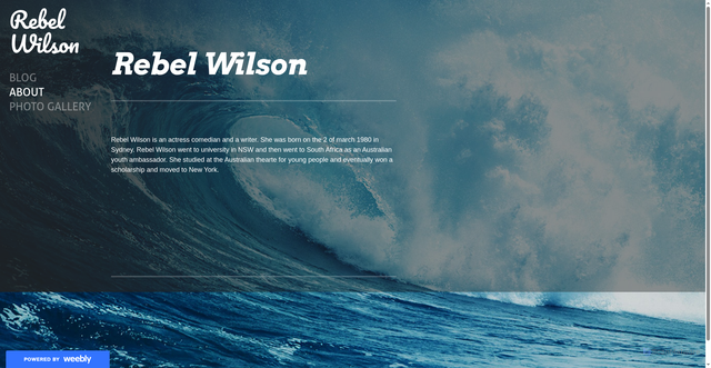 Security scan screenshot of https://wilsonrebel.weebly.com/about.html