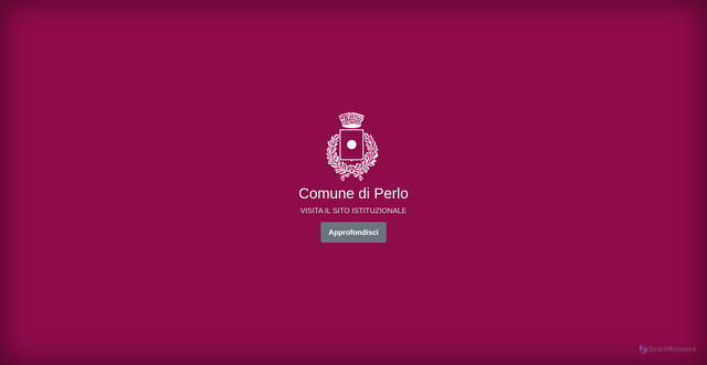 Security scan screenshot of https://www.perlo.it/
