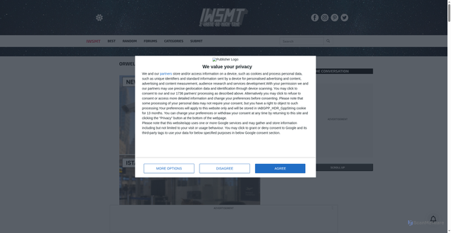 Security scan screenshot of https://www.iwastesomuchtime.com