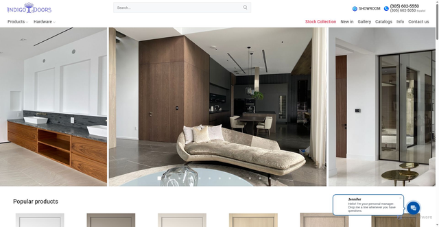 Security scan screenshot of https://indigodoors.com