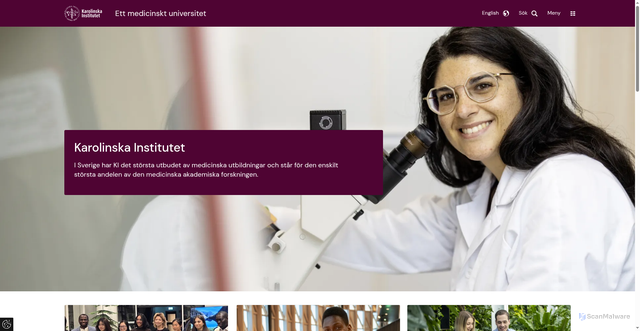 Security scan screenshot of https://ki.se
