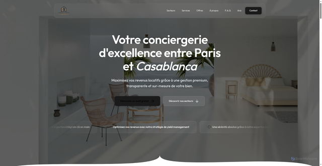 Security scan screenshot of https://urbannest-habitat.com/index.html