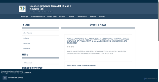 Security scan screenshot of https://www.halleyweb.com/ucchiese/hh/index.php