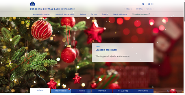 Security scan screenshot of https://www.ecb.europa.eu/home/html/index.en.html