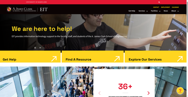 Security scan screenshot of https://mait.umd.edu