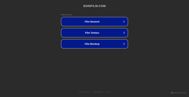Security scan screenshot of http://ww25.edinfilm.com/?subid1=20251009-0309-293c-8a8a-599e9db5fcb9