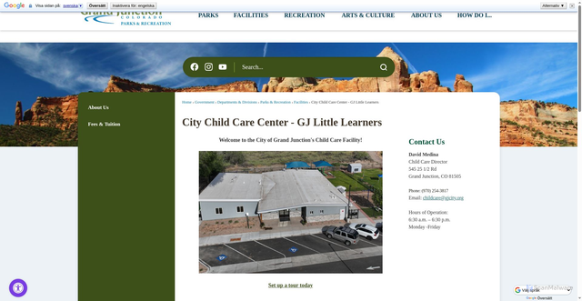 Security scan screenshot of https://www.gjcity.org/1253/City-Child-Care-Center---GJ-Little-Learn