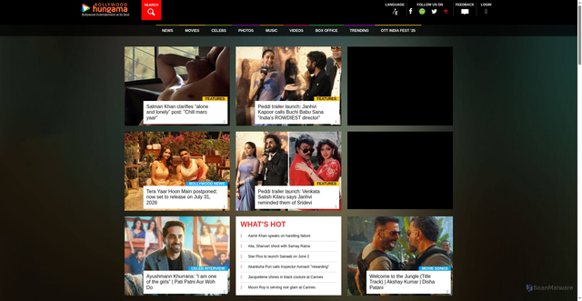 Security scan screenshot of https://stat4.bollywoodhungama.in