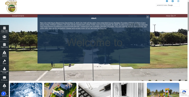 Security scan screenshot of https://www.cityofdixonca.gov/