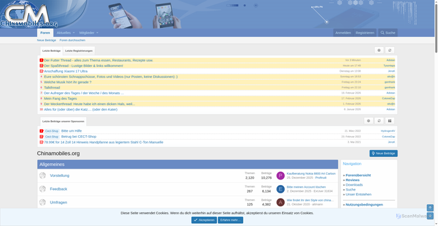 Security scan screenshot of https://chinamobiles.org