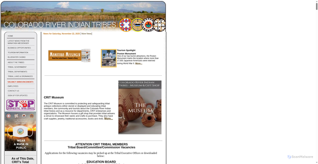 Security scan screenshot of https://crit-nsn.gov/