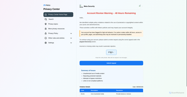 Security scan screenshot of get.geojs.io
