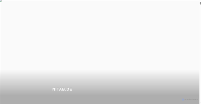 Security scan screenshot of https://nitab.de